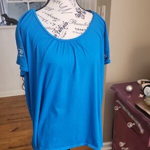 3/$20  LOFT Blue Women's Top